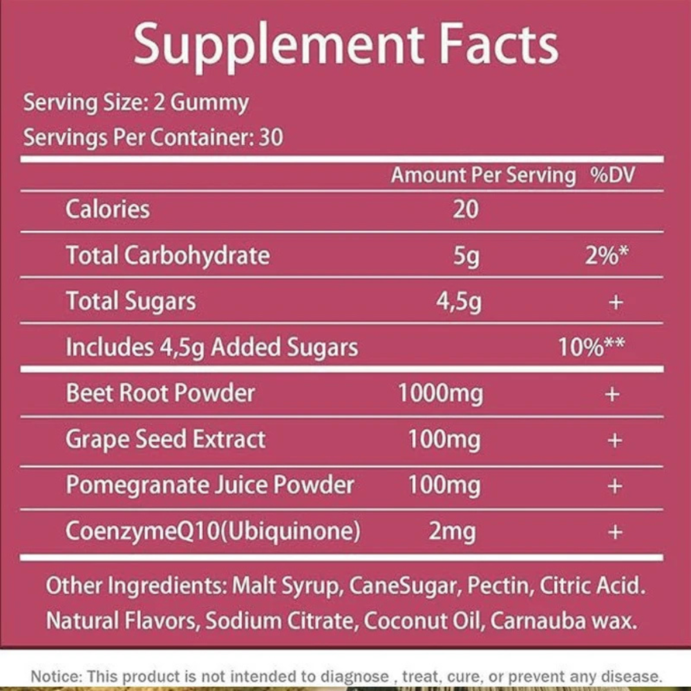 Orgatics - Premium Beetroot Gummies