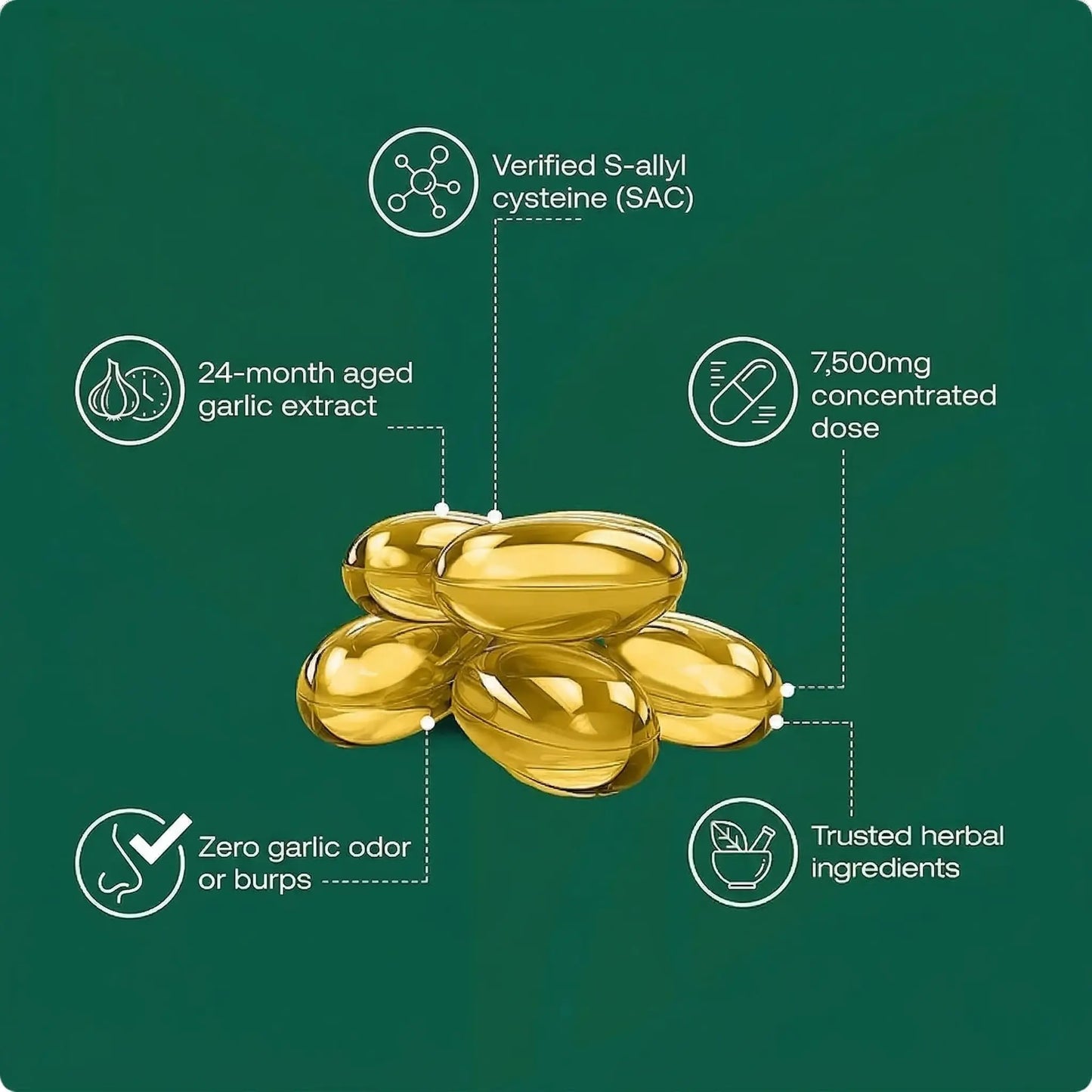 ORGATICS ODORLESS AGED GARLIC EXTRACT — SUPPORTS HEALTHY BLOOD PRESSURE & VASCULAR FUNCTION