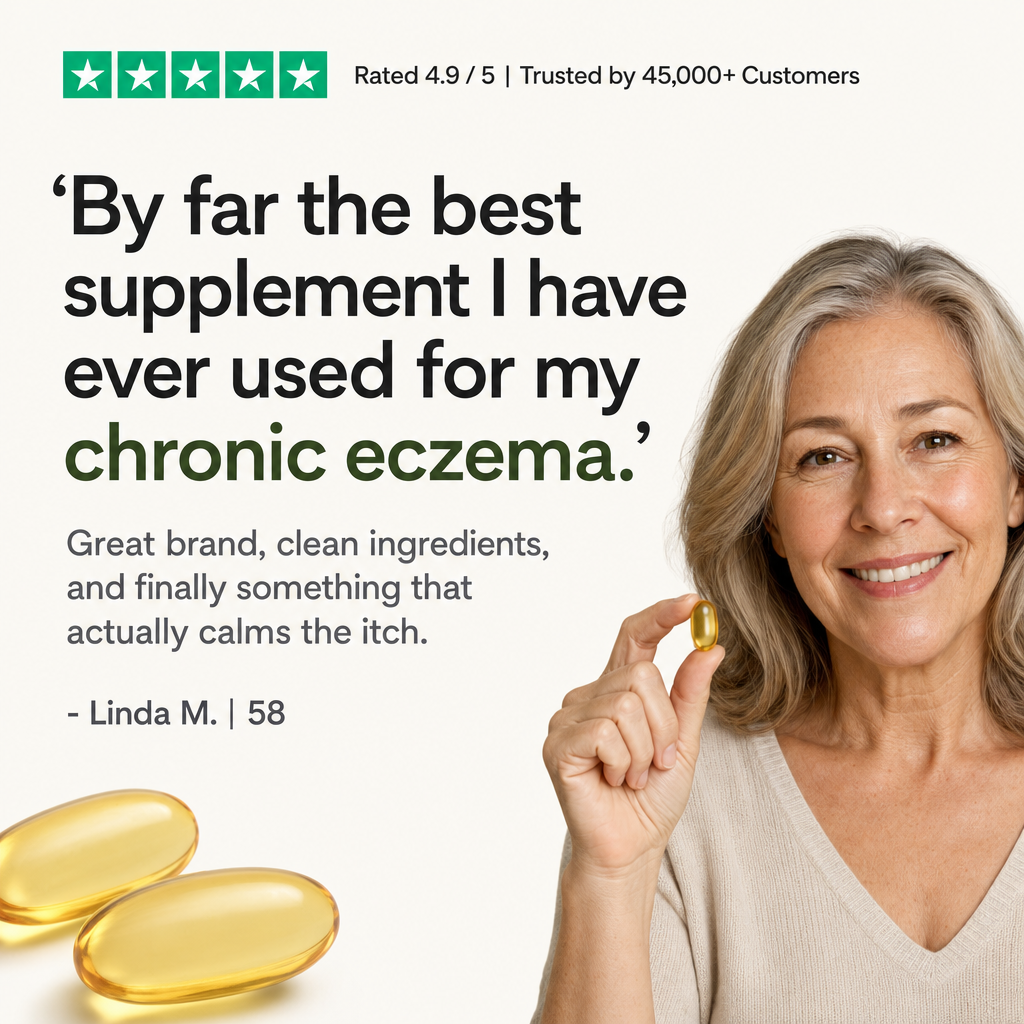 ORGATICS OREGANO & BLACK SEED OIL - CALMS ECZEMA FROM THE INSIDE OUT