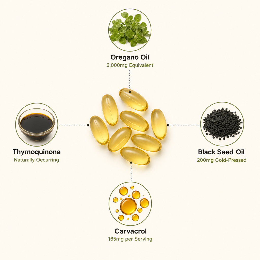 ORGATICS OREGANO & BLACK SEED OIL — CLEARS PSORIASIS FROM THE INSIDE OUT