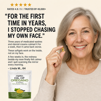 ORGATICS OREGANO & BLACK SEED OIL - FOR SEBORRHEIC SKIN SUPPORT