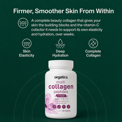 ORGATICS MULTI COLLAGEN COMPLEX - FOR CREPEY SKIN SUPPORT
