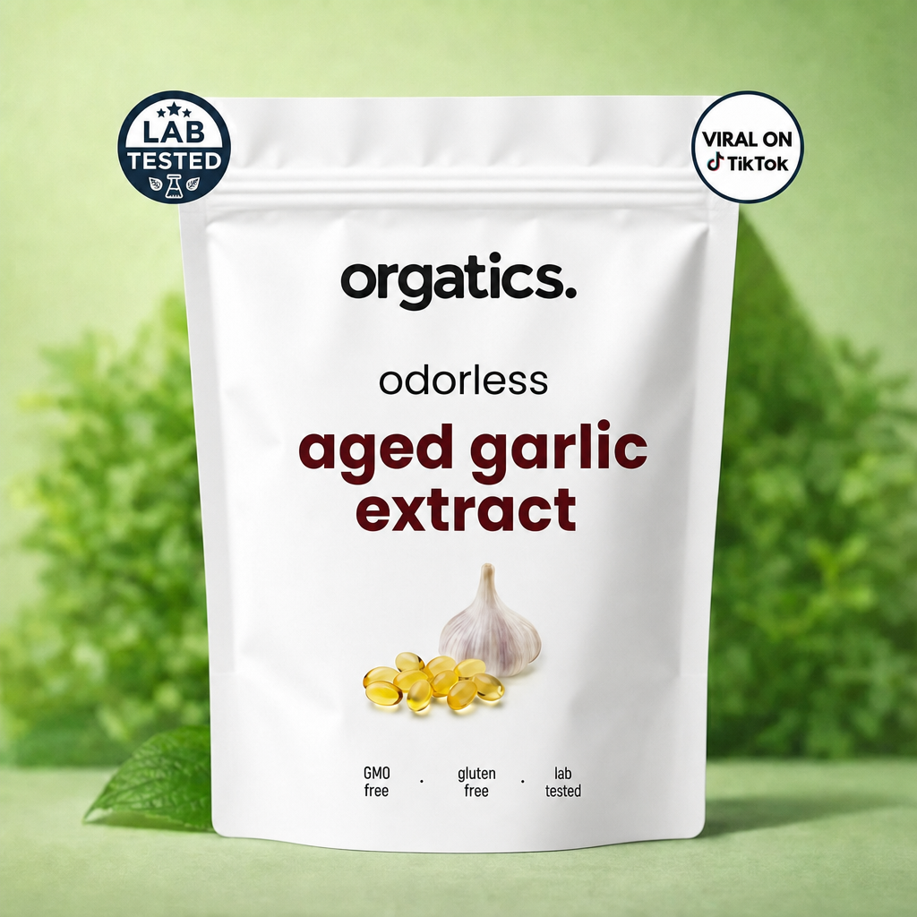 ORGATICS AGED GARLIC EXTRACT - FOR HEMORRHOIDS SUPPORT