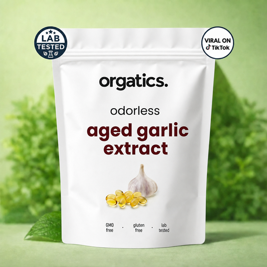 ORGATICS AGED GARLIC EXTRACT - FOR HEMORRHOIDS SUPPORT