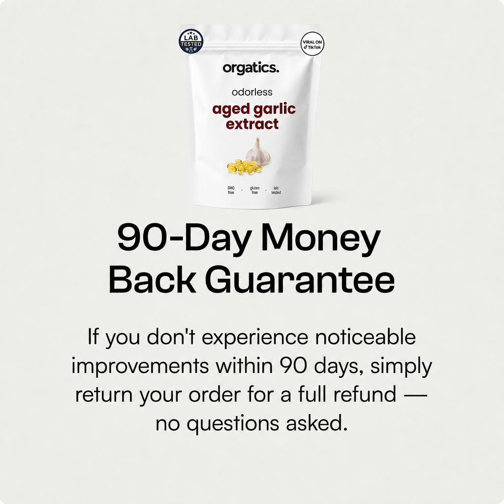 ORGATICS AGED GARLIC EXTRACT - FOR HEMORRHOIDS SUPPORT