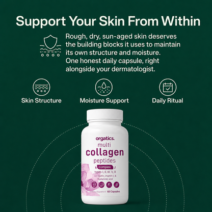 ORGATICS MULTI COLLAGEN COMPLEX - FOR ACTINIC KERATOSIS SUPPORT