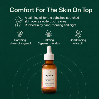 ORGATICS CYPERUS ROTUNDUS OIL - FOR SWOLLEN, PUFFY KNEES SUPPORT