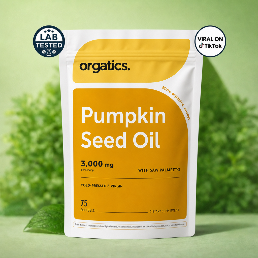 ORGATICS PUMPKIN SEED OIL COMPLEX - FOR CREPEY ARMS AND CHEST SUPPORT