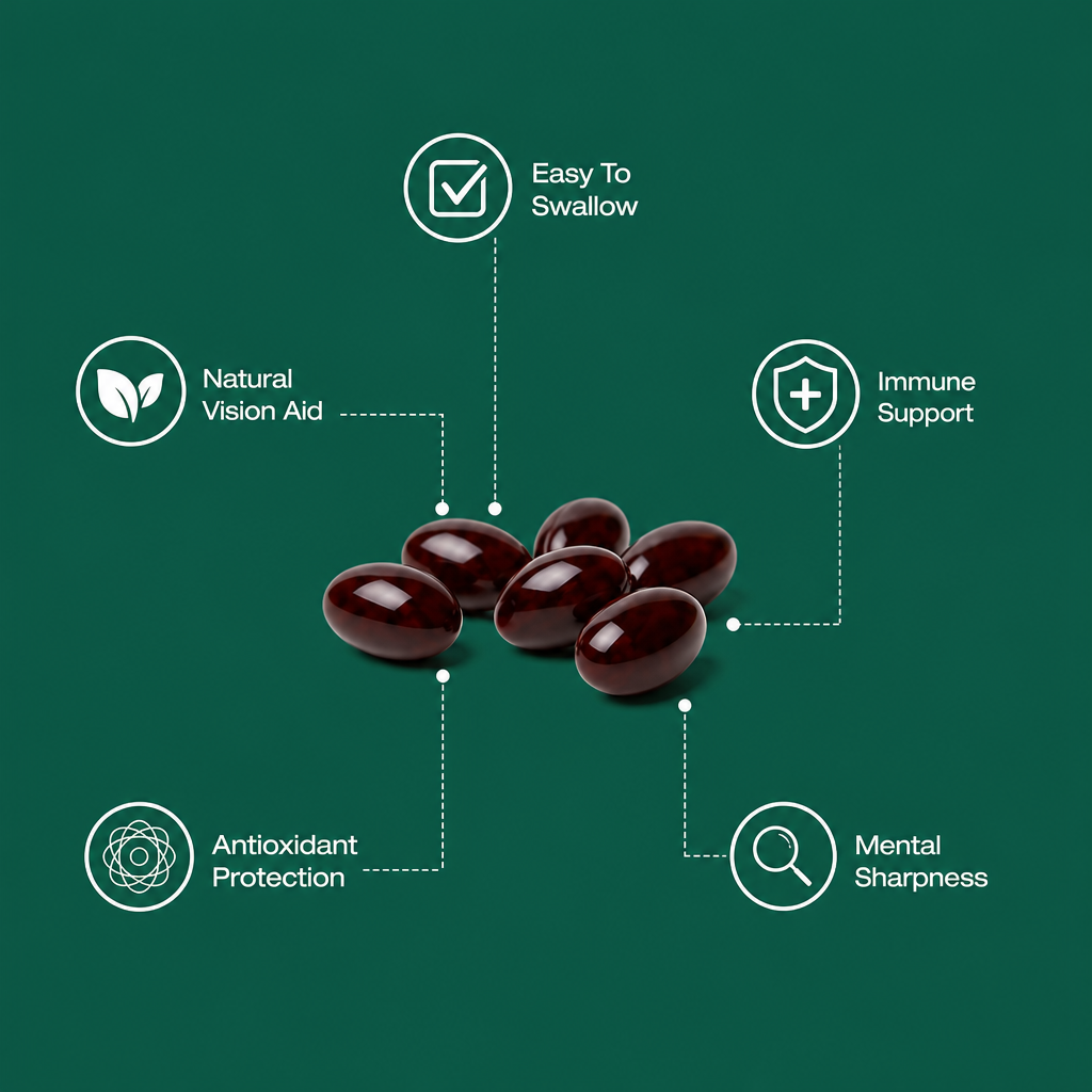 ORGATICS ASTAXANTHIN 12MG - FOR SKIN FROM THE INSIDE / "INTERNAL SUNSCREEN" SUPPORT