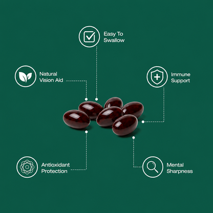 ORGATICS ASTAXANTHIN 12MG - FOR SKIN FROM THE INSIDE / "INTERNAL SUNSCREEN" SUPPORT