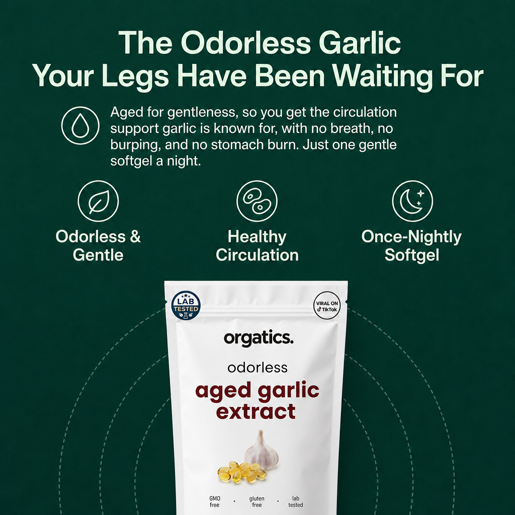 ORGATICS AGED GARLIC EXTRACT - FOR EDEMA SUPPORT