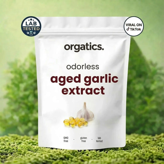ORGATICS ODORLESS AGED GARLIC EXTRACT — CLEARS CHRONIC MENOPAUSE BRAIN FOG & MEMORY LOSS
