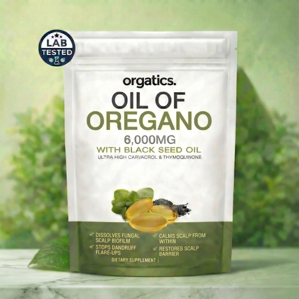 ORGATICS OREGANO & BLACK SEED OIL — CLEARS PSORIASIS FROM THE INSIDE OUT