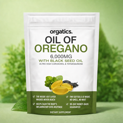 ORGATICS OREGANO & BLACK SEED OIL - FOR TINEA VERSICOLOR & INSIDE-OUT SKIN SUPPORT