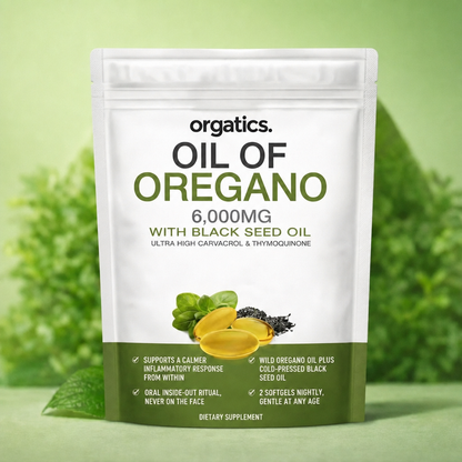 ORGATICS OREGANO & BLACK SEED OIL - FOR PERIORAL DERMATITIS & SKIN CALM SUPPORT