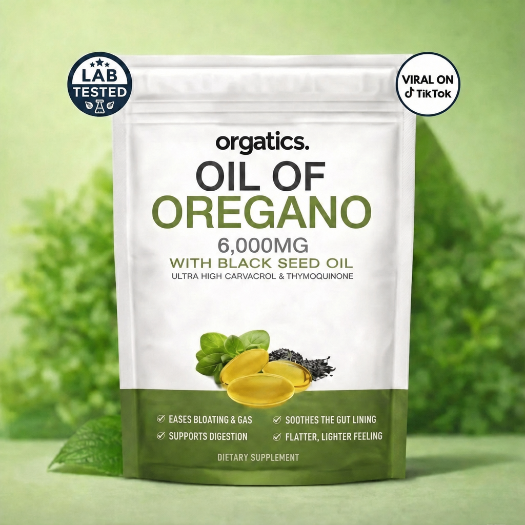 Orgatics Oil of Oregano for bloating
