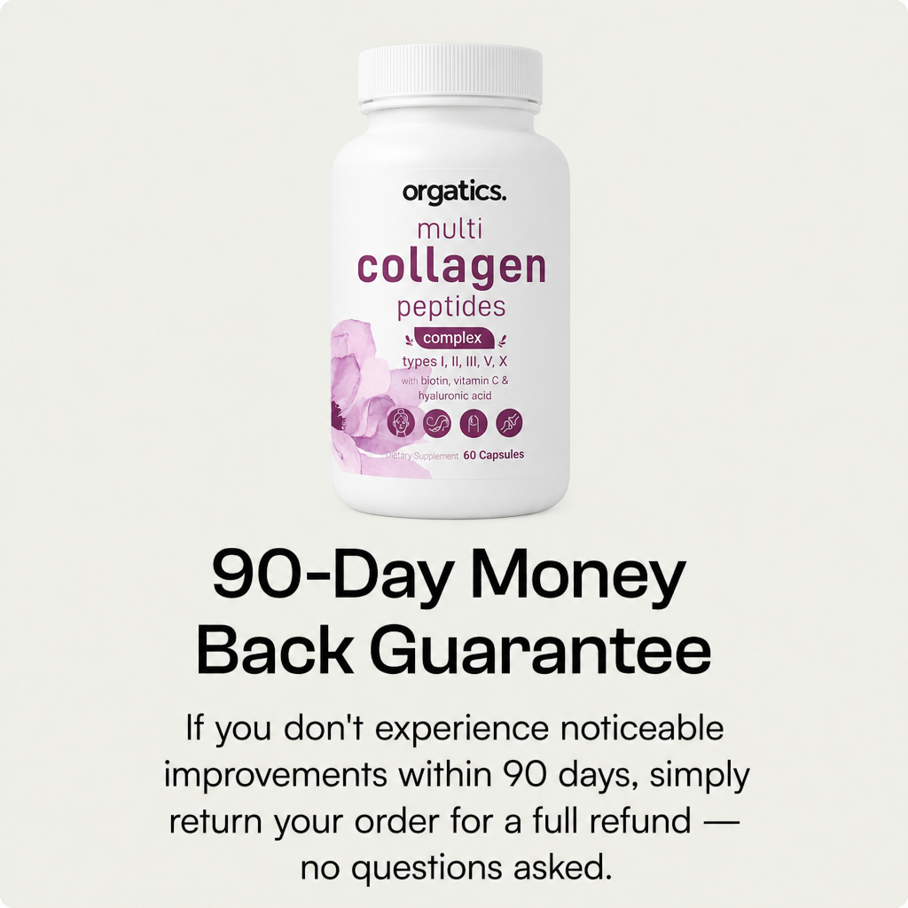 ORGATICS MULTI COLLAGEN COMPLEX - FOR CREPEY SKIN SUPPORT