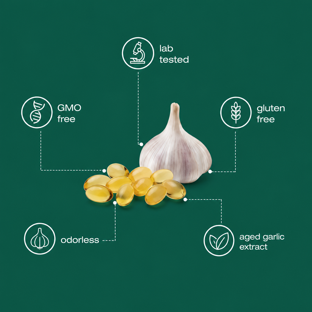 ORGATICS AGED GARLIC EXTRACT - FOR EDEMA SUPPORT