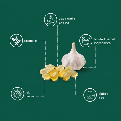 ORGATICS ODORLESS AGED GARLIC EXTRACT - FOR SPIDER VEINS SUPPORT