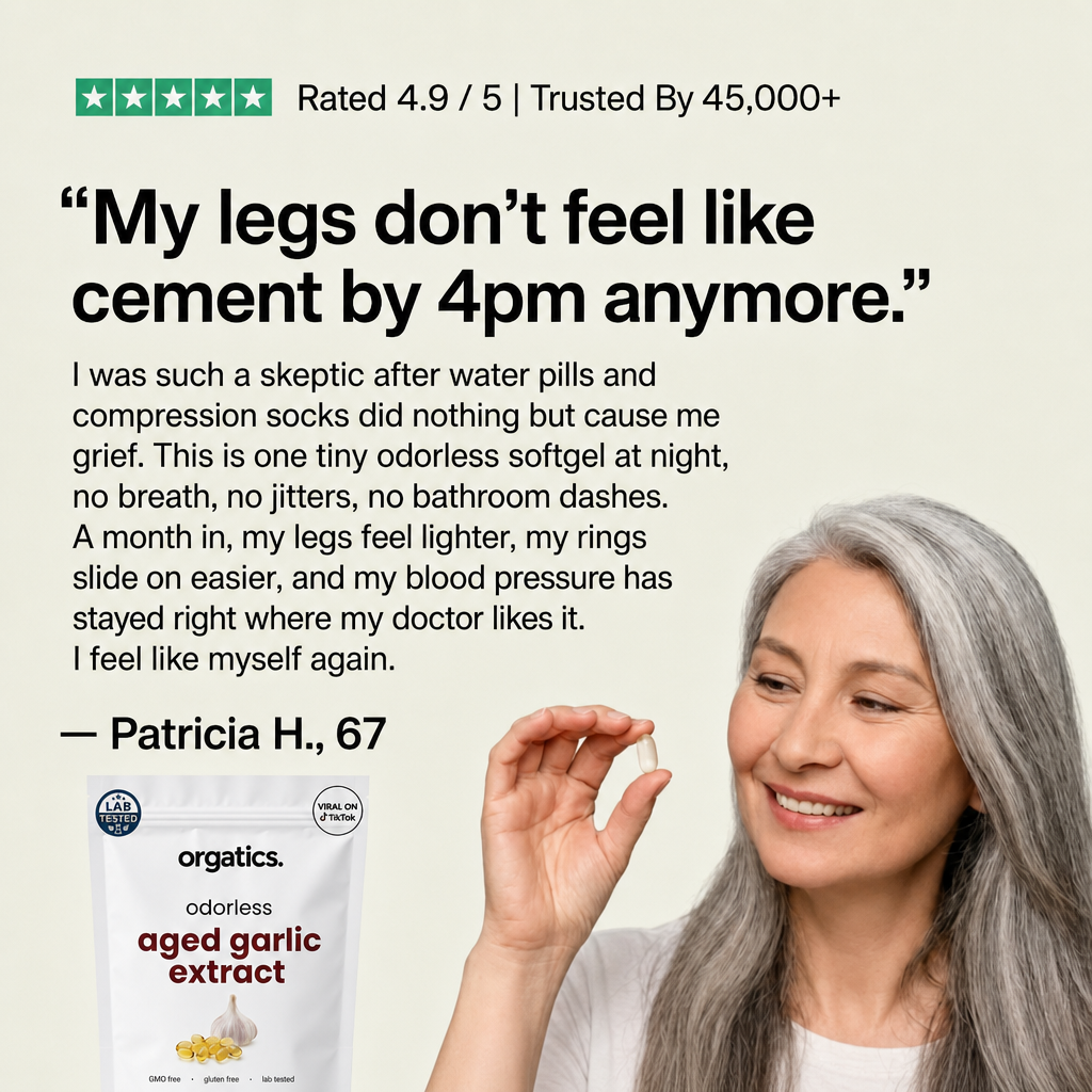 ORGATICS AGED GARLIC EXTRACT - FOR EDEMA SUPPORT